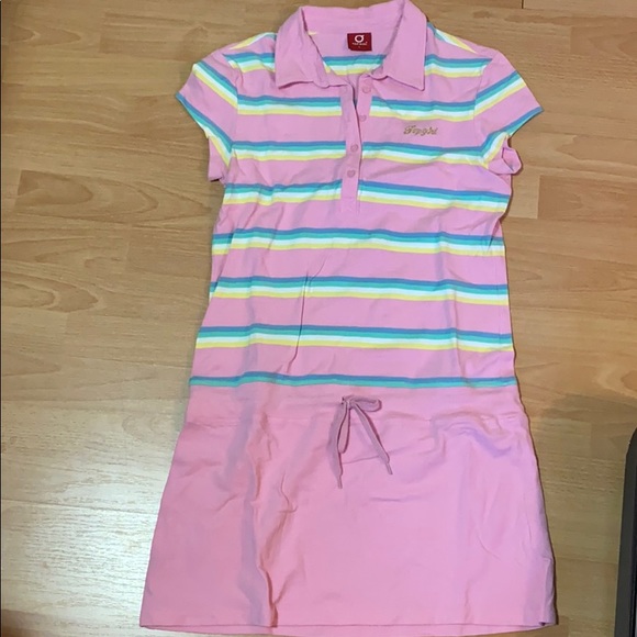 Tee dress with collar - Picture 1 of 3